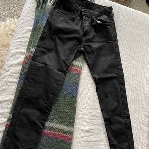 Levi 512 Black Jeans